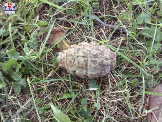 10-latek przyniósł ze spaceru granat i wręczył go swojej mamie
