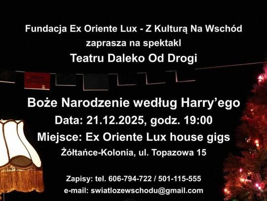 W niedzielę, 21 grudnia, odbędzie się ostatnie wydarzenie z cyklu house gig, mające na celu głęboką refleksję nad ludzką kondycją.