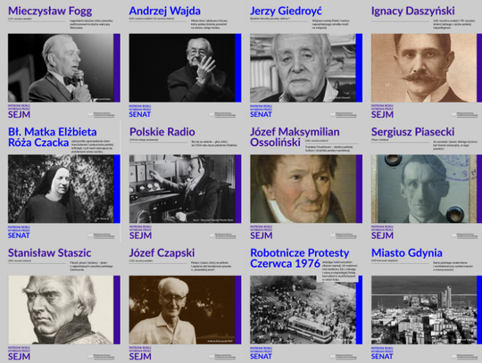 Sejm oraz Senat Rzeczypospolitej Polskiej dokonały oficjalnego wyboru patronów na rok 2026.