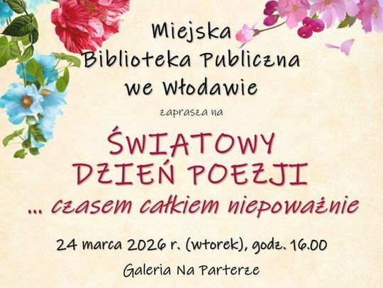24 marca o godzinie 16:00 odbędzie się spotkanie literackie w Galerii Na Parterze przy ulicy Przechodniej 13.