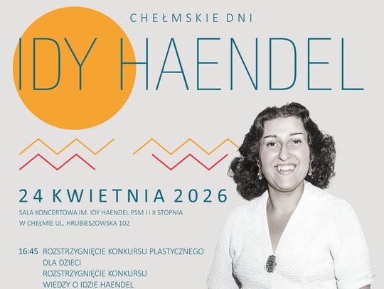 Koncert odbędzie się 24 kwietnia o godzinie 17:00 w sali koncertowej szkoły przy ul. Hrubieszowskiej 102 w Chełmie.