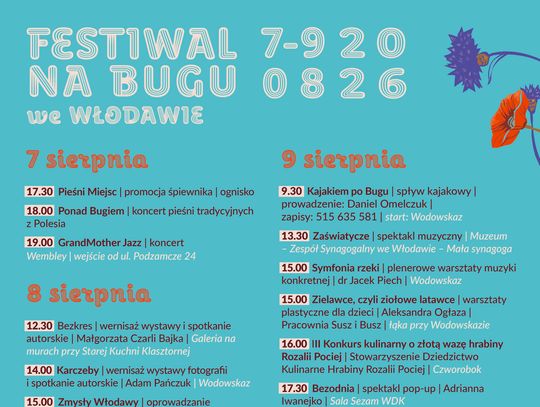 We Włodawie rusza "Festiwal na Bugu".