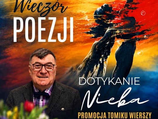 Wieczór poezji odbędzie się 2 października o godzinie 17:00 w Centrum Kultury w Leśniowicach.