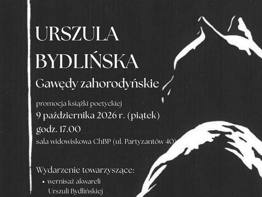 9 października w Chełmskiej Bibliotece Publicznej odbędzie się promocja książki Urszuli Bydlińskiej oraz wernisaż jej akwareli.