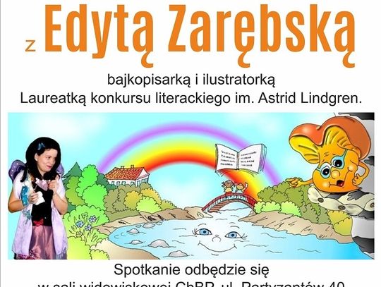 ChBP zaprasza dzieci na spotkanie autorskie z Edytą Zarębską