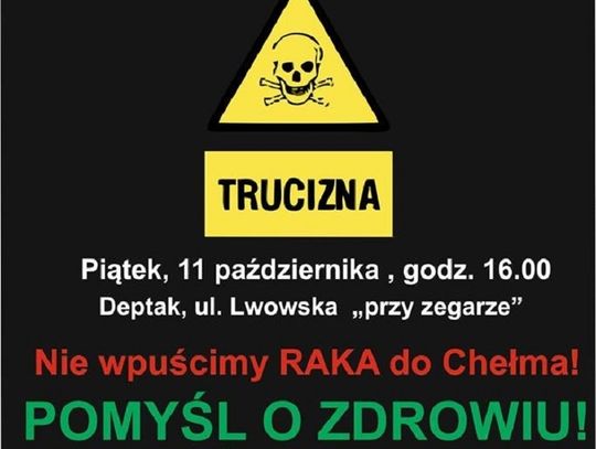 Chełm: Będzie protest! Mieszkańcy nie chcą wytwórni mas bitumicznych