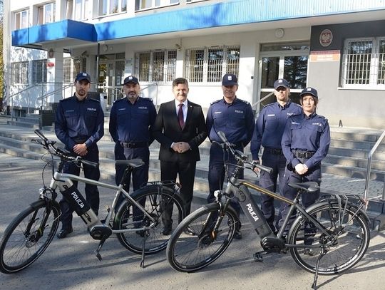 Chełm: Dwa elektryczne rowery trafiły na wyposażenie policjantów