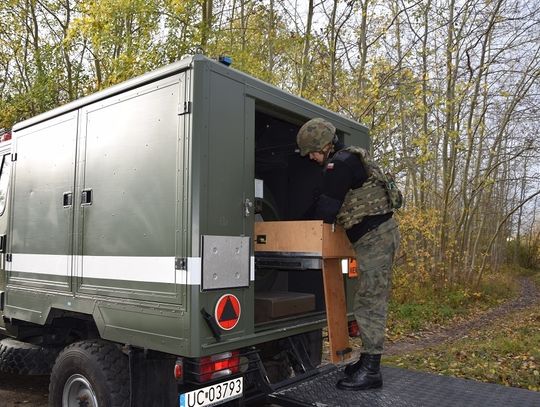 Chełm: Granat ręczny i łuski pocisków artyleryjskich w Borku