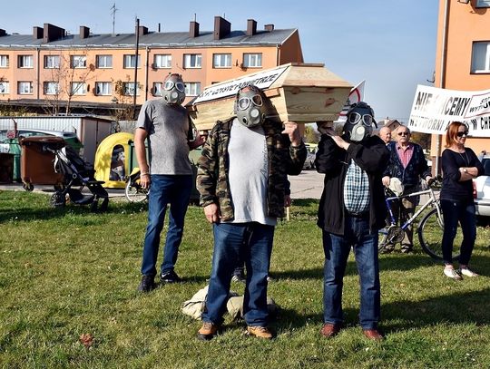 Chełm: Odbył się kolejny protest mieszkańców przeciwko budowie wytwórni asfaltu