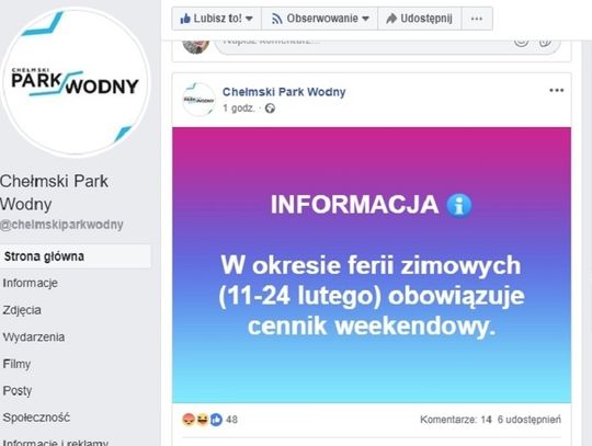 Chełm: Prezes spółki zarządzającej Aquaparkiem "na dywaniku" u prezydenta