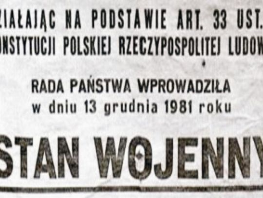 Chełm upamiętni rocznicę ogłoszenia stanu wojennego