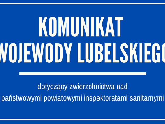 Chełm: Wojewoda zwierzchnikiem stacji sanepidu