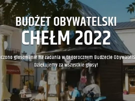 Chełm: Wyniki głosowania w Budżecie Obywatelskim 2022 - które projekty zostaną zrealizowane?