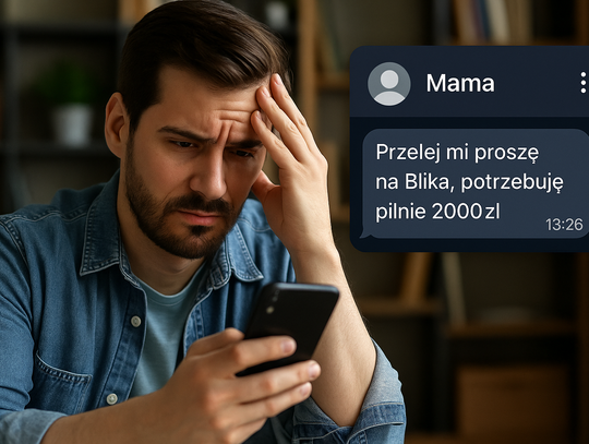 Chełmianin stracił ponad 2 tysiące złotych po prośbie o Blika od „matki”