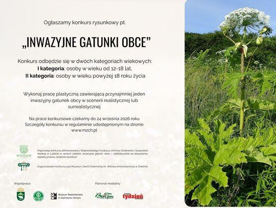 Co barszcz Sosnowskiego, szop pracz i konkurs plastyczny mają ze sobą wspólnego? Okazuje się, że całkiem sporo!