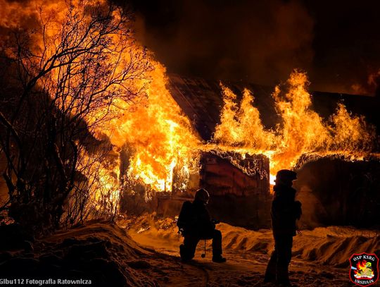 Czarny piątek w powiecie włodawskim. Spłonęły dwa domy, jedna poparzona osoba w szpitalu [ZDJĘCIA]