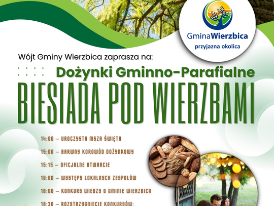 Gm. Wierzbica. Gminno-Parafialne Dożynki czas start!
