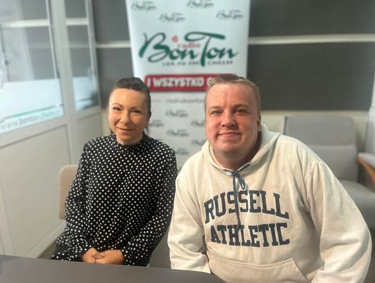 Gość Radia Bon Ton - Edyta Kister i Kamil Wilk.