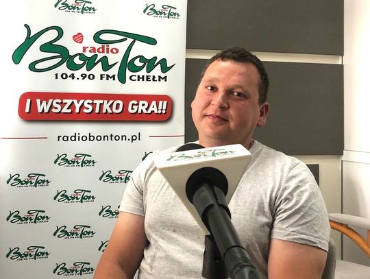 Gość Radia Bon Ton  - Tomasz Dyjakowski, członek zarządu Nadbużańskiego Związku Pszczelarzy w Chełmie