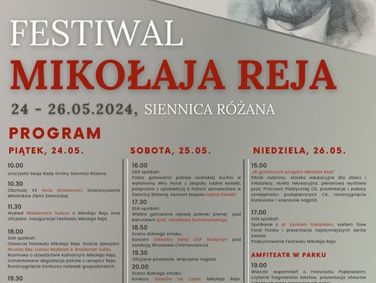 Goście Radia Bon Ton  - Agnieszka Poźniak i Dariusz Turzyniecki. Festiwal Mikołaja Reja.