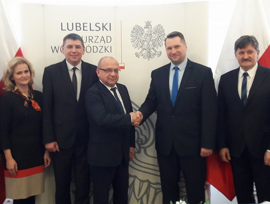 Gubernator wołyński i wojewoda lubelski rozmawiali o sąsiedzkiej współpracy