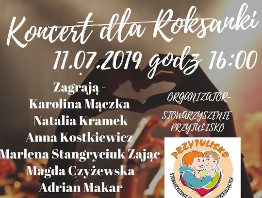 Koncert charytatywny dla Roksanki