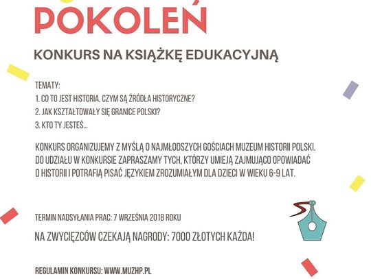 Konkurs literacki „40 Pokoleń”