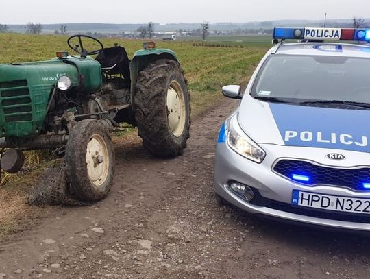 Krasnystaw: Ciągnik jeździł sam po polu, rolnik był pijany [VIDEO]
