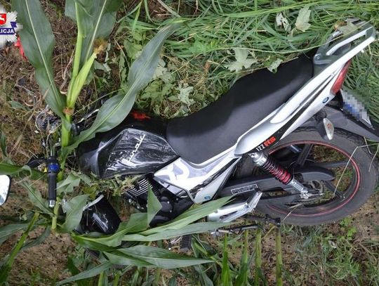 Krasnystaw: Zginął 46-letni motocyklista - policjanci wyjaśniają okoliczności zdarzenia