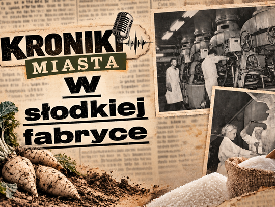 Grafika ilustracyjna przygotowana z wykorzystaniem AI oraz fragmentu artykułu ze „Sztandaru Ludu” z 28 grudnia 1971 r.