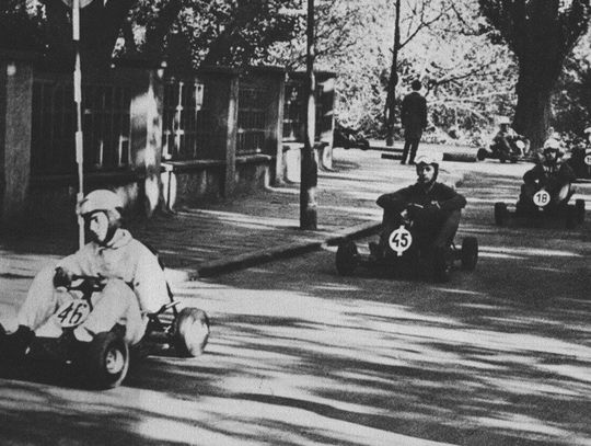 Zawody gokartów w Opolu, lata 1965-1969