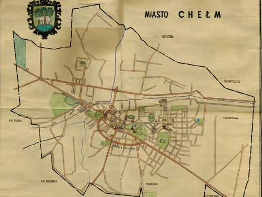 Plan Chełma z 1970 roku