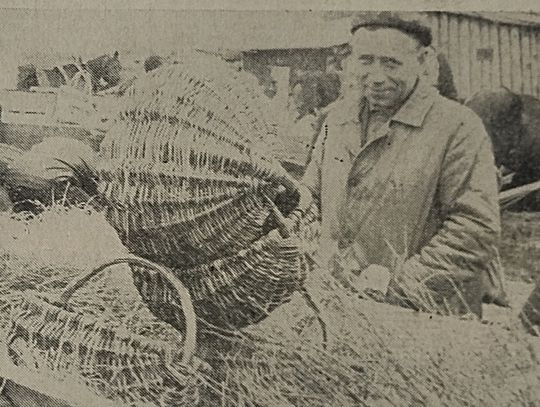 Stanisław Bondar i jego wikliniarskie wyroby