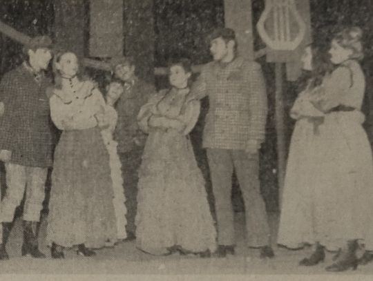 Zespół taneczny z klubu Niedźwiadek w 1971 roku