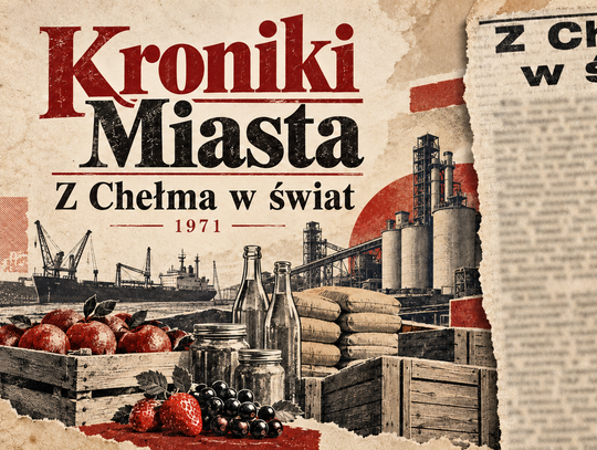 Grafika ilustracyjna przygotowana z wykorzystaniem AI oraz fragmentu artykułu ze „Sztandaru Ludu” z 1 grudnia 1971 roku1 r.