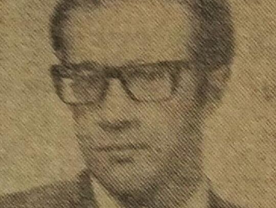 Na zdjęciu Zbigniew Waldemar Okoń w 1970 roku