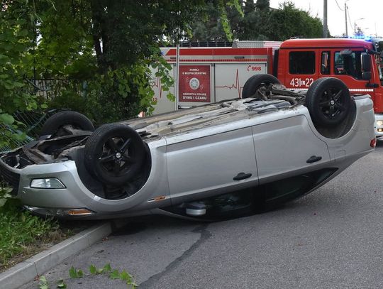 Miała prawie 2 promile i dachowała