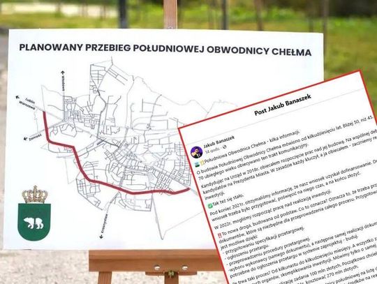 Południowa obwodnica Chełma za 170 mln zł utknęła w procedurach. Prezydent uspokaja, mieszkańcy komentują