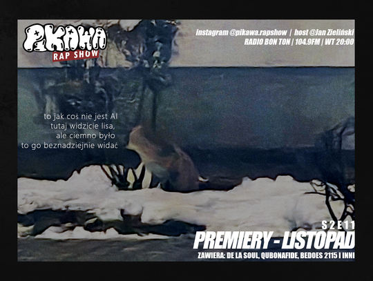 PREMIERY - LISTOPAD | S2E11 | PIKAWA RAP SHOW
