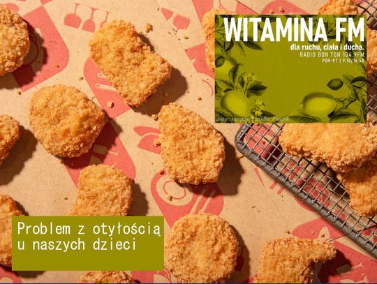 Zdjęcie przedstawia popularne nuggetsy na kolorowym tle