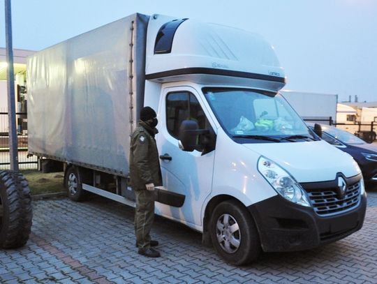 Renault Master odzyskany w Dorohusku