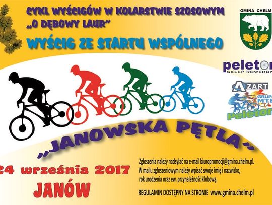 Rowerzyści na start! 24 września rusza "Janowska pętla"