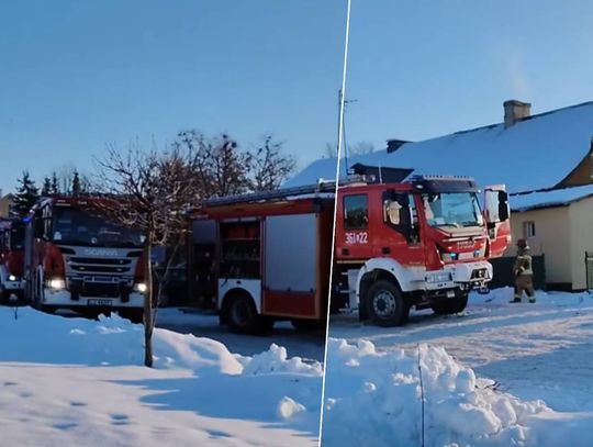 Śmierć w płonącym domu. Akcja strażaków przy ul. Korczaka w Chełmie [FILM]