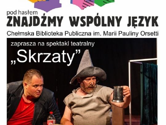 Spektakl teatralny „Skrzaty” w Chełmskiej Bibliotece Publicznej