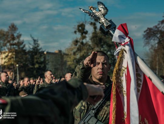 Sztandar dla 19 Nadbużańskiej Brygady Obrony Terytorialnej