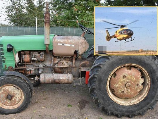Tragiczny wypadek w gminie Rudnik. Ciągnik przejechał 82-latka