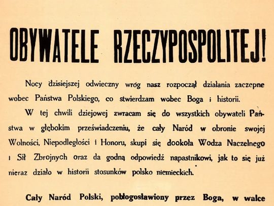 Wiadomości lokalne 1.09.2023 g. 9.30