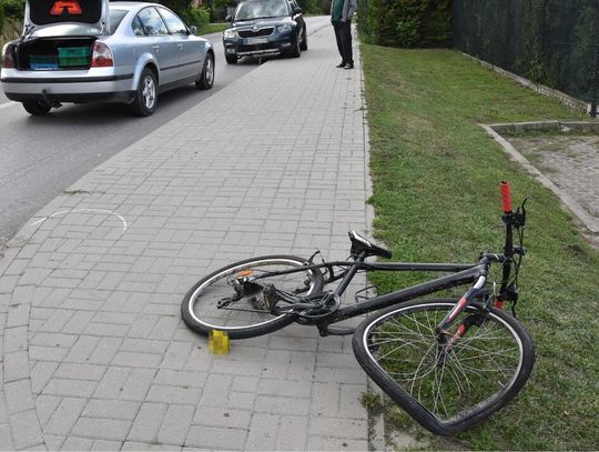 Wczoraj po południu 14-letni cyklista doprowadził do zderzenia z samochodem osobowym.