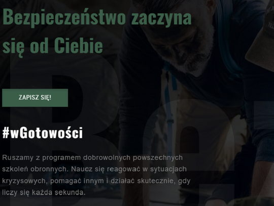 Wiadomości lokalne. Bądź wGotowości - wojsko zaprasza na szkolenia obronne