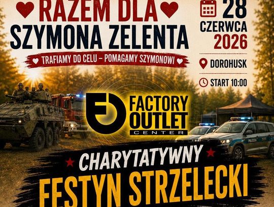 Charytatywny Festyn Strzelecki dla Szymona Zelenta w Dorohusku.